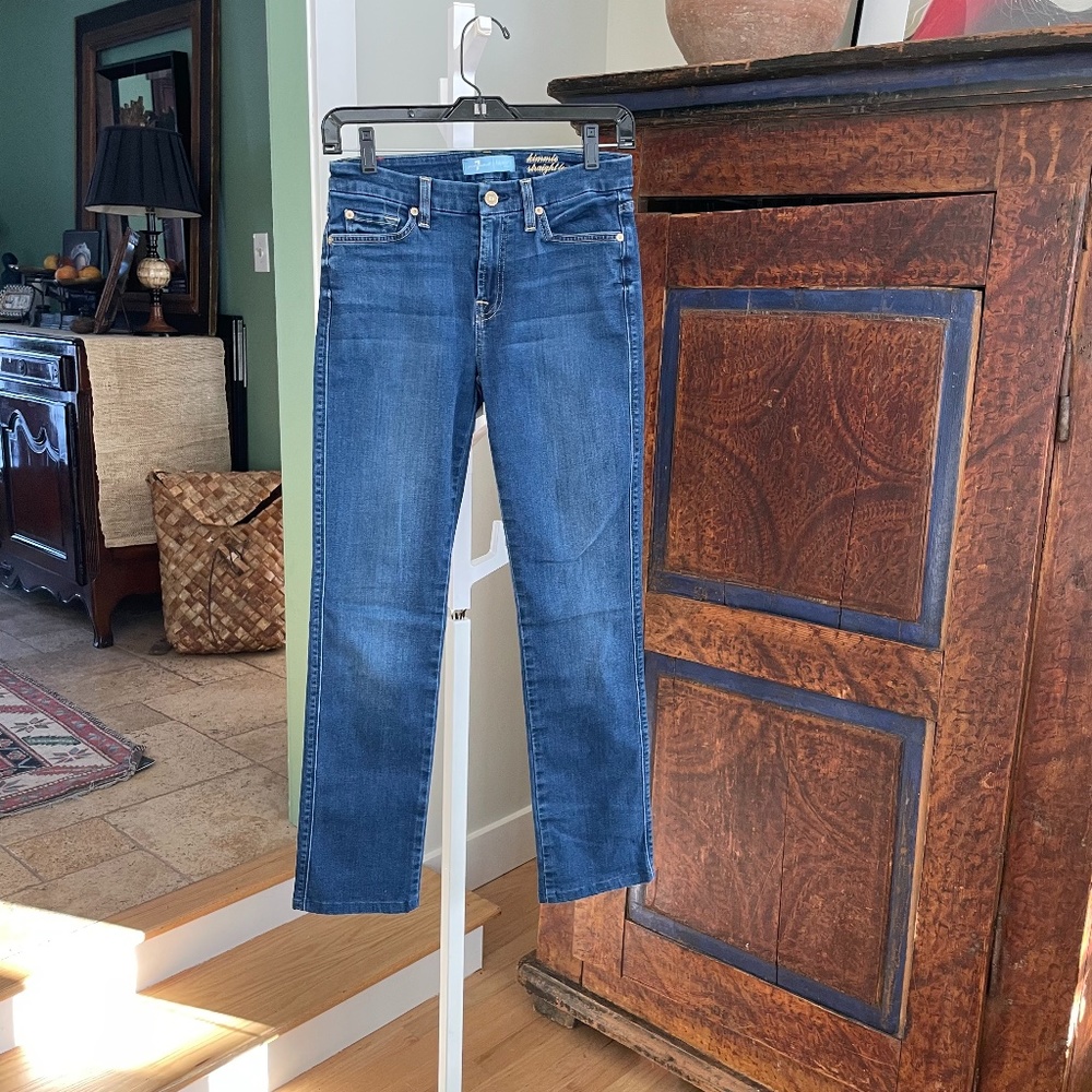 7 For All Mankind Jeans b(air) Kimmie Straight leg sz 28